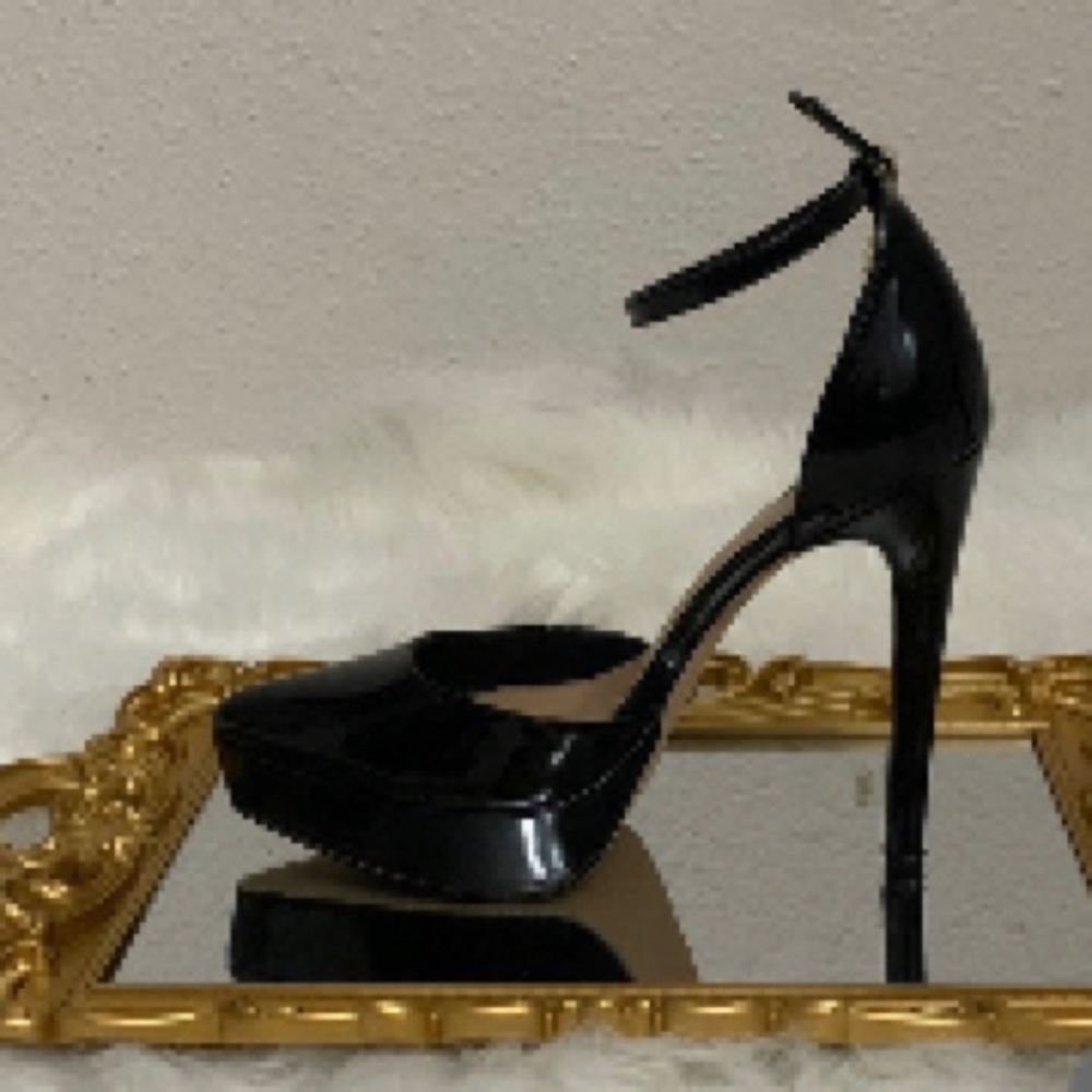 🔥 Patent Leather Black Stiletto Heel - Picture 7 of 7